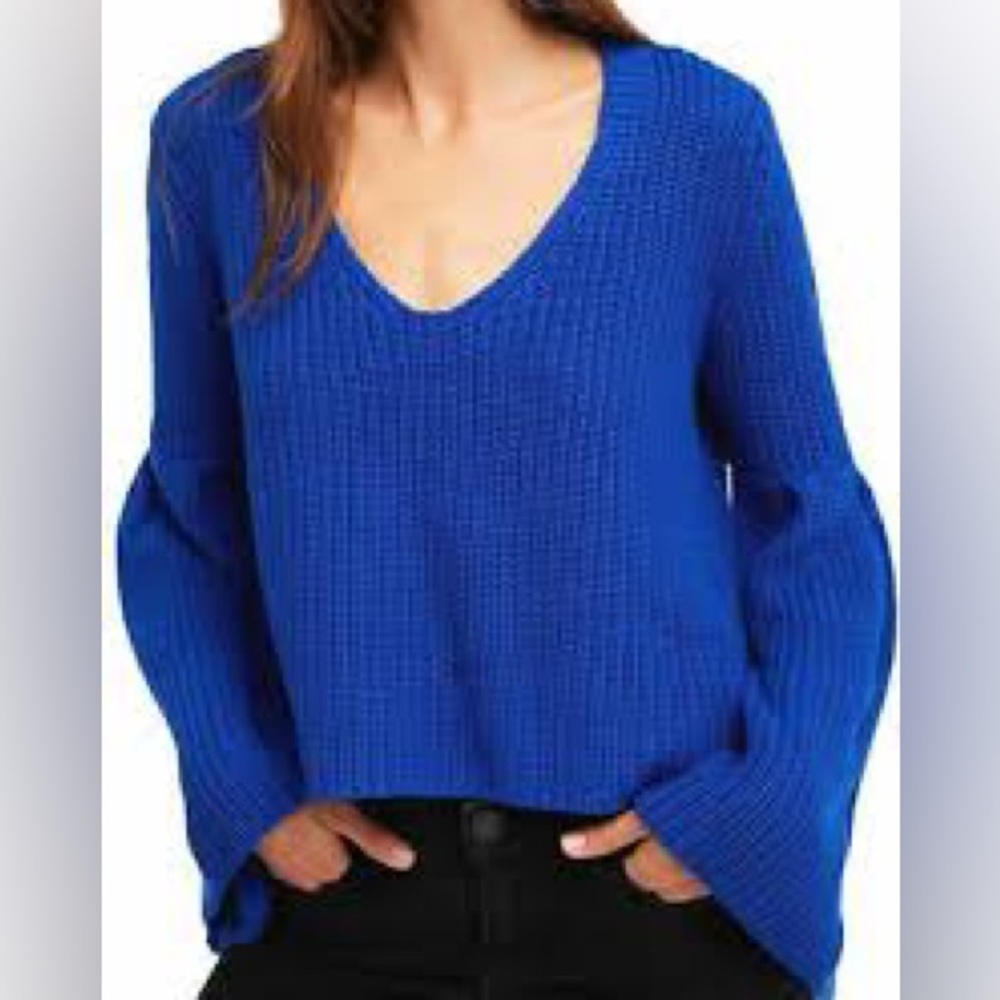 Free people bell sleeve sweater
